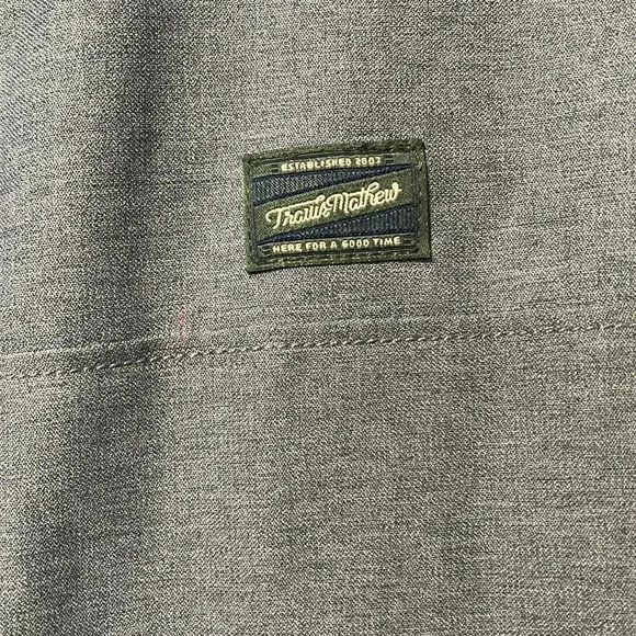 Travis Mathew blue green reversible  vest jacket - Picture 2 of 4